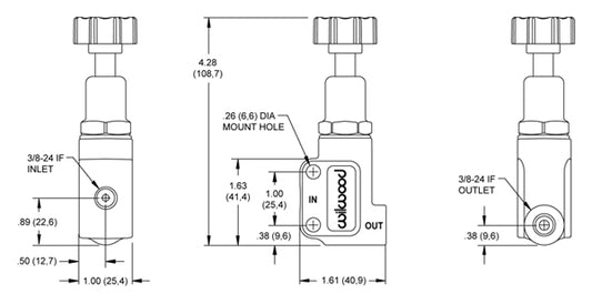 #260-10922 Wilwood Adjustable Proportioning Valve