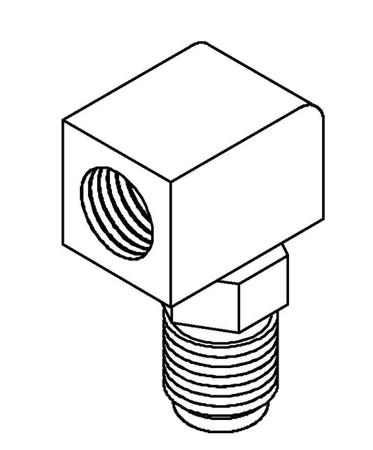 #BQ141 Elbow Swivel – 3/8 x 24NF x 2