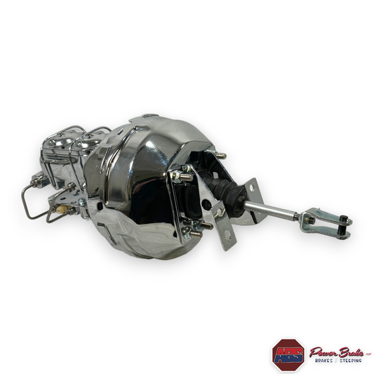 #7965C 1964-72 Chevrolet Chevelle Chrome 9" Dual Diaphragm Brake Booster Combo