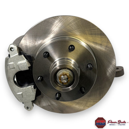 #473A 1960-62 Chevrolet Truck 6 Lug Front Disc Brake Kit W/ 2.5 Drop Spindles