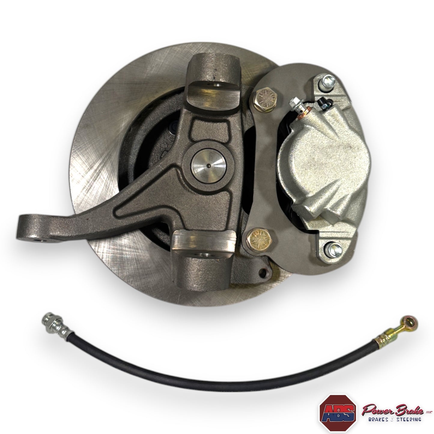 #473A 1960-62 Chevrolet Truck 6 Lug Front Disc Brake Kit W/ 2.5 Drop Spindles