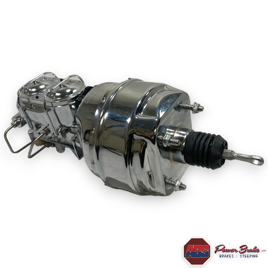 #7888C 1978-88 G Body Chrome 8" Dual Diaphragm Brake Booster Combo