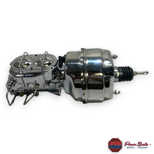 #7888C 1978-88 G Body Chrome 8" Dual Diaphragm Brake Booster Combo