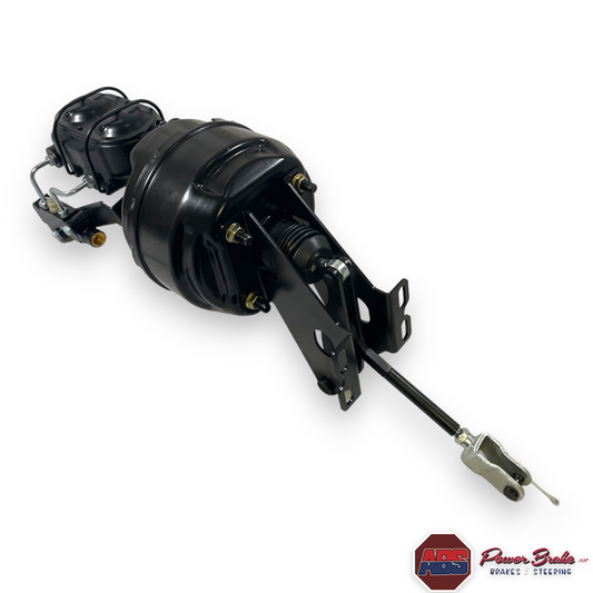 #55-7977 BLK 1955-57 Chevrolet Bel-Air Power Brake Booster Combo