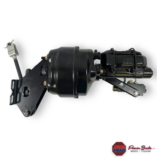 #55-7977 BLK 1955-57 Chevrolet Bel-Air Power Brake Booster Combo
