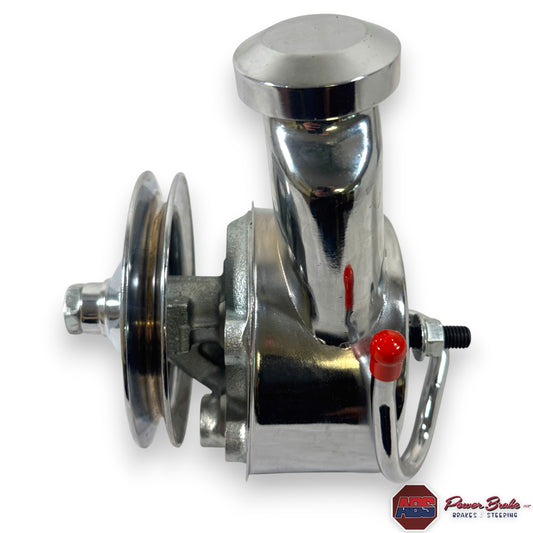 PS-PUMP5864 - Chrome Power Steering Pump & Pulley