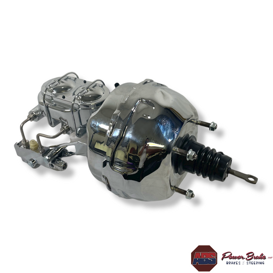 #7888C 1978-88 G Body Chrome 9" Dual Diaphragm Brake Booster Combo