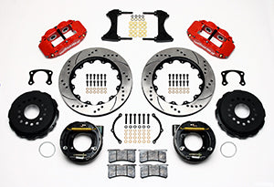 #140-10012-DR Wilwood Forged Narrow Superlite 4R Big Brake Rear Parking Brake Kits