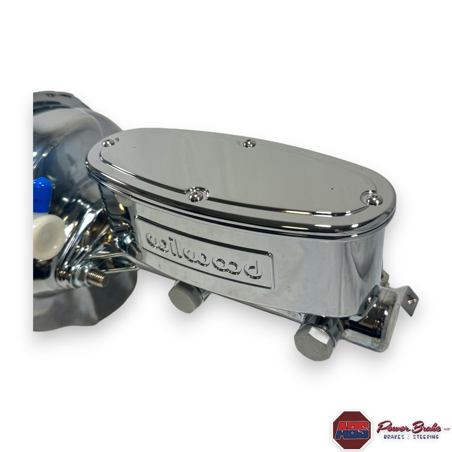 thumbnail image 2 of Gearhead Chrome Power Brake Booster Kit For Chevy Bel Air & Impala – Disc/Disc With Flat Top Master Cylinder 2 of 6