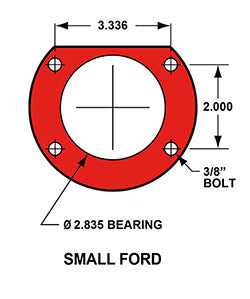 #140-9220-D Wilwood Forged Narrow Superlite 4R Big Brake Rear Parking Brake Kit