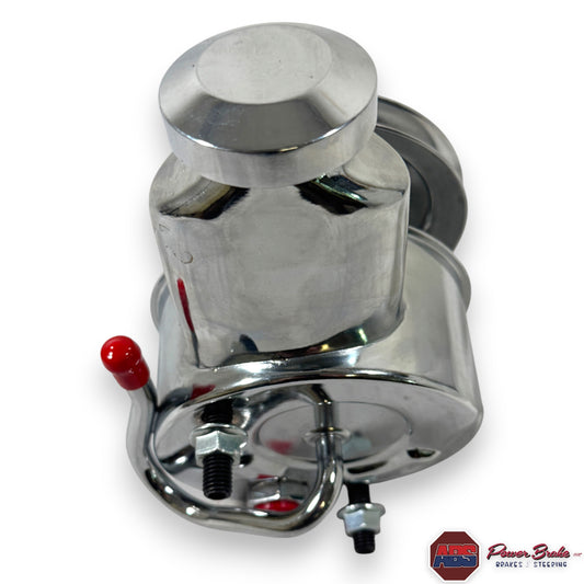 PS-PUMP5864 - Chrome Power Steering Pump & Pulley
