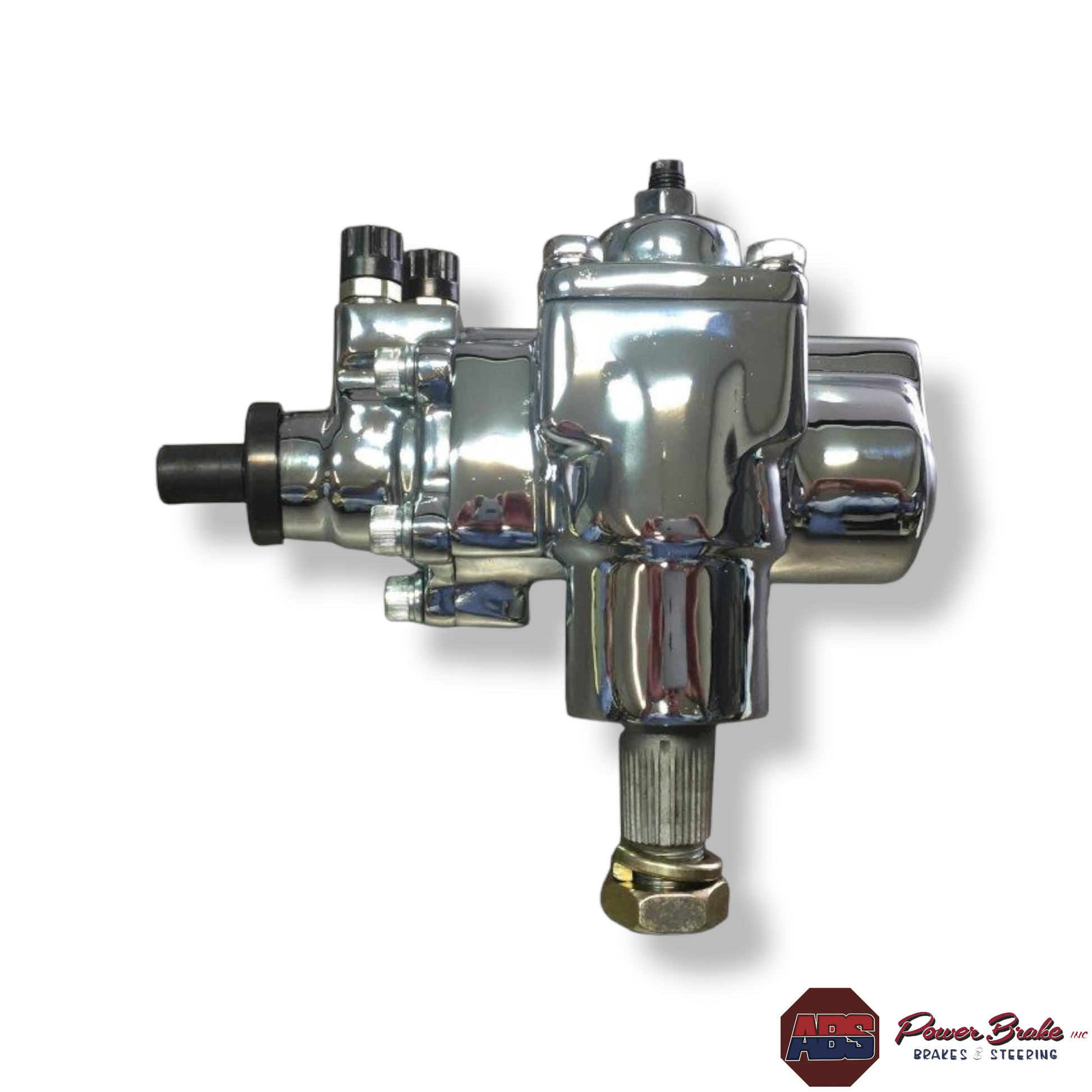 18-605NC 1958-64 Chevrolet Impala Chrome Steering Gearbox 18-605NC 1958-64 Chevrolet Impala Chrome Steering Gearbox